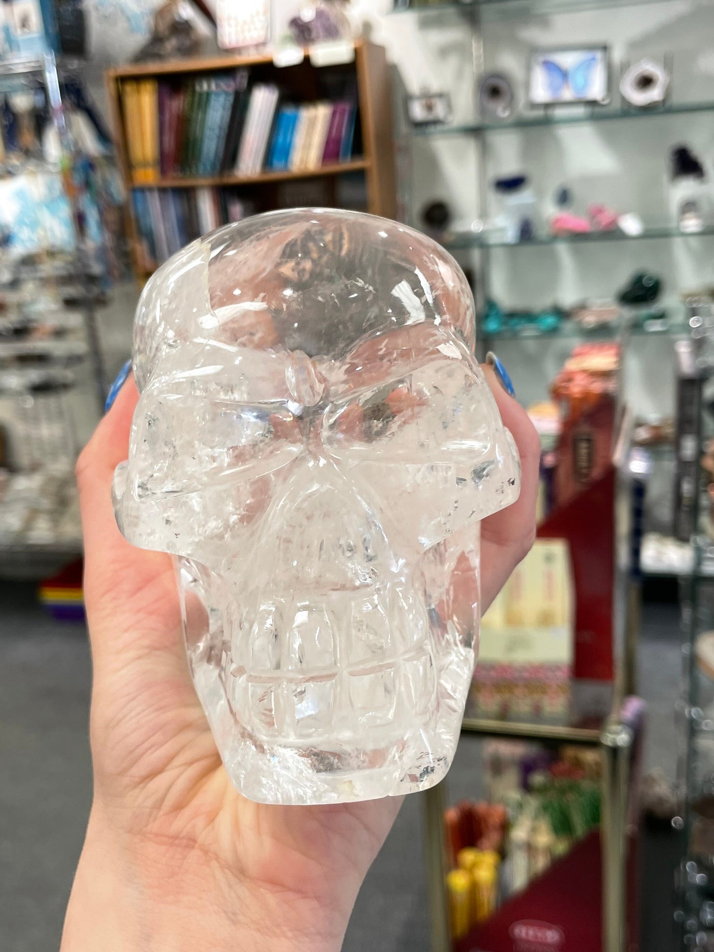Rainbow Quartz Skull
