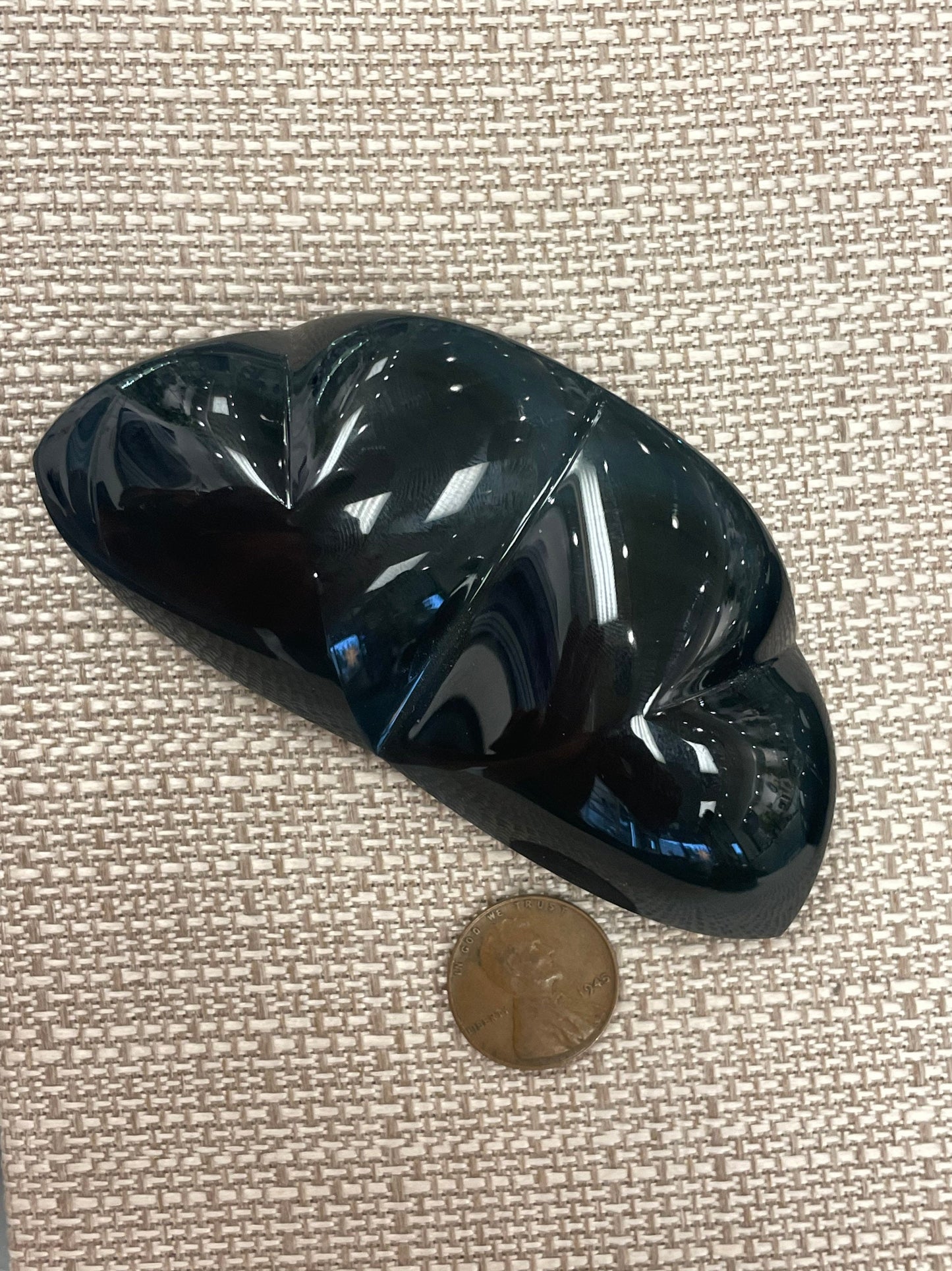 Rainbow Obsidian Pair of Hearts