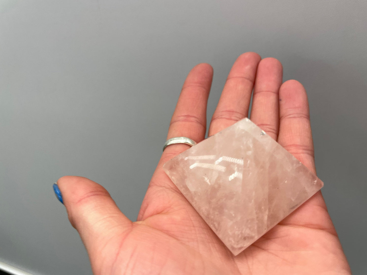 Rose Quartz Pyramid