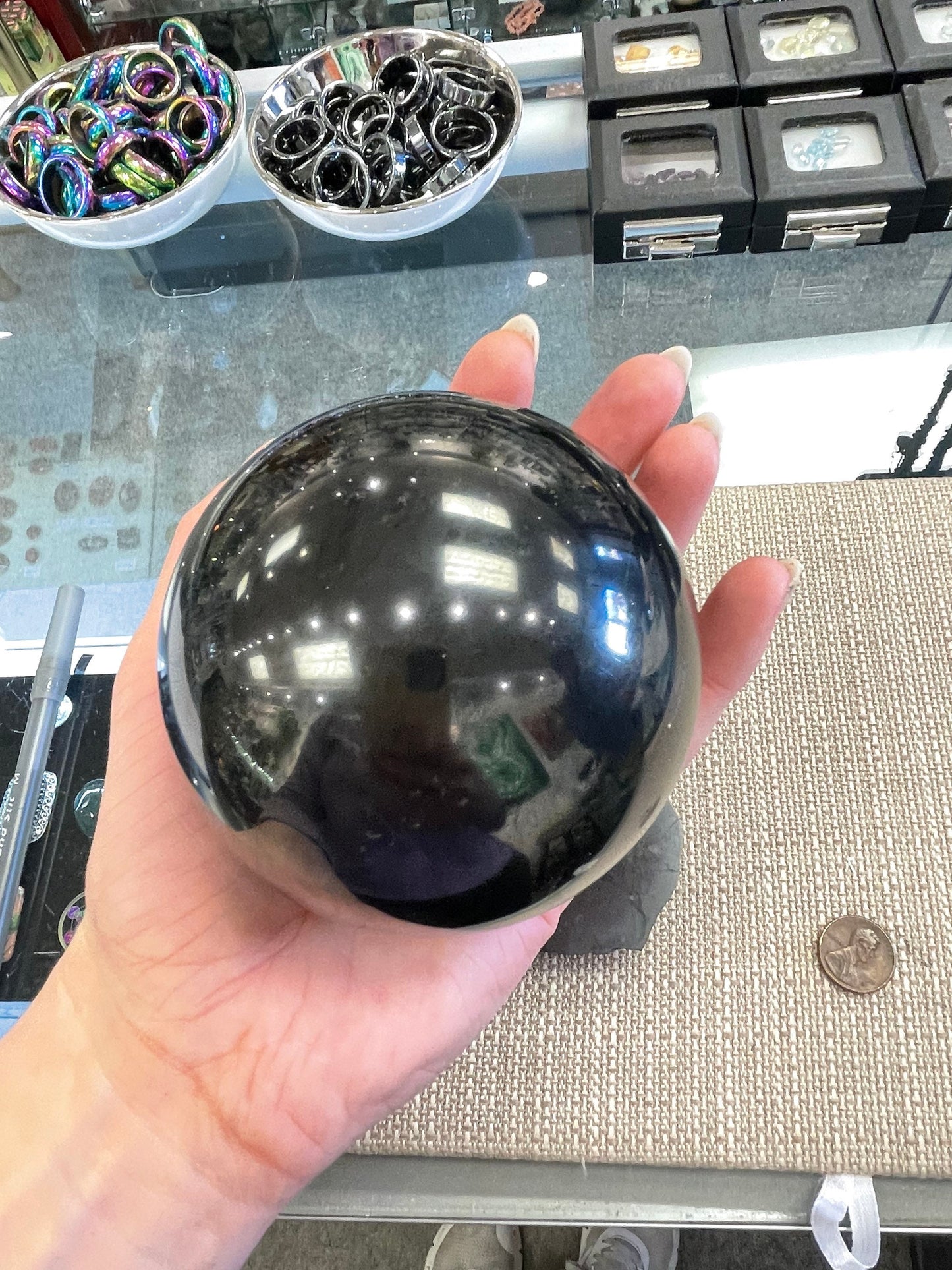 Shungite Sphere and Stand!