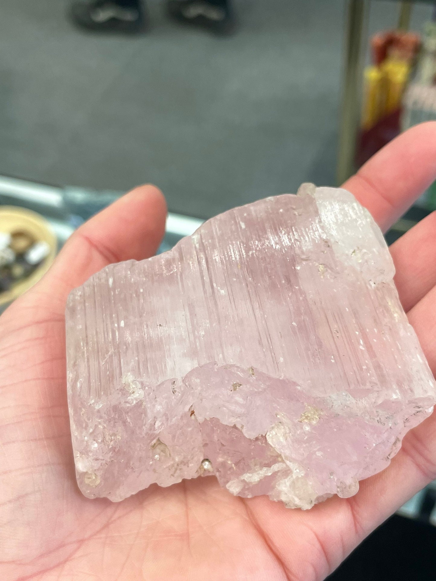 Raw Kunzite Specimen