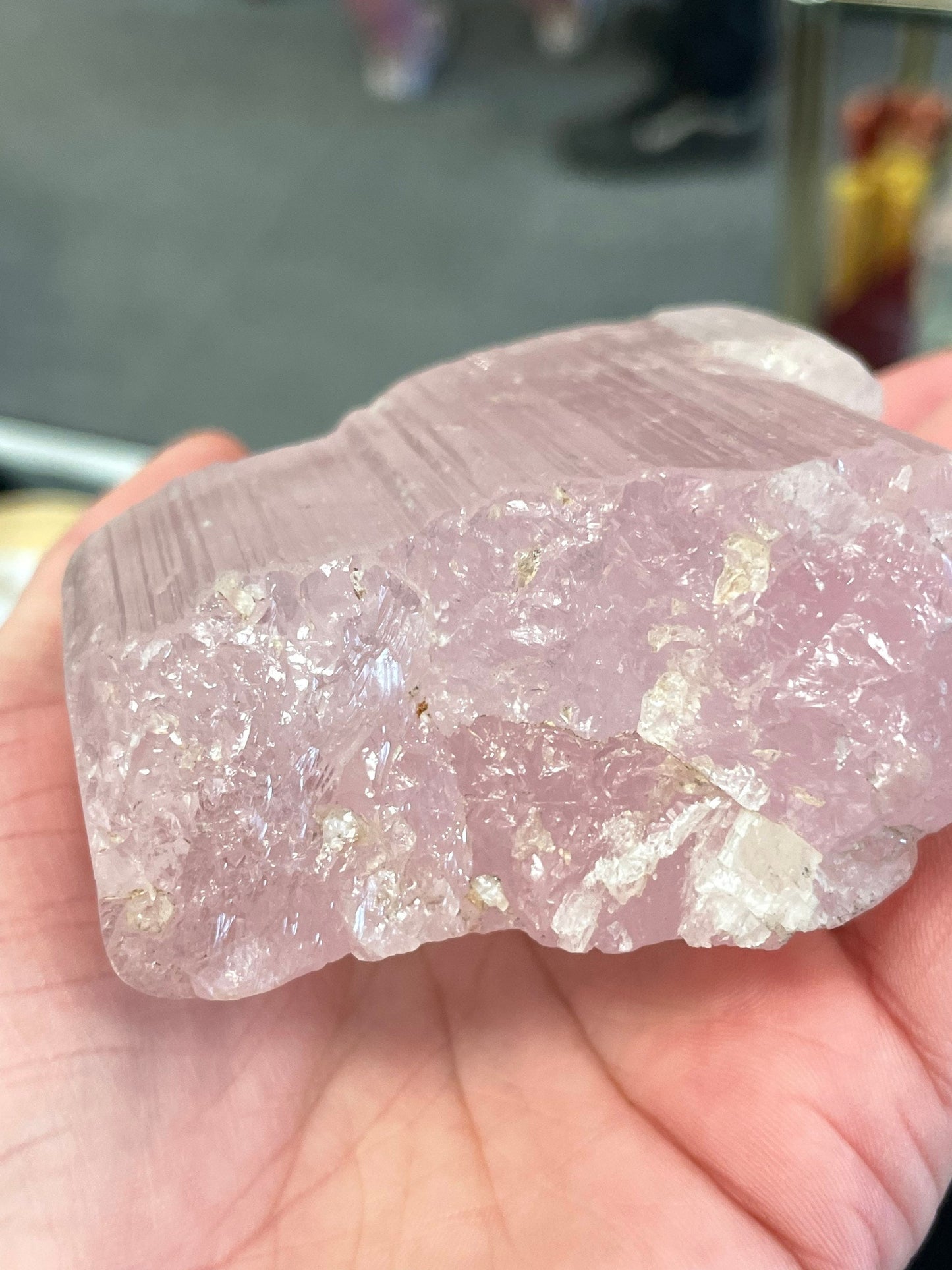 Raw Kunzite Specimen