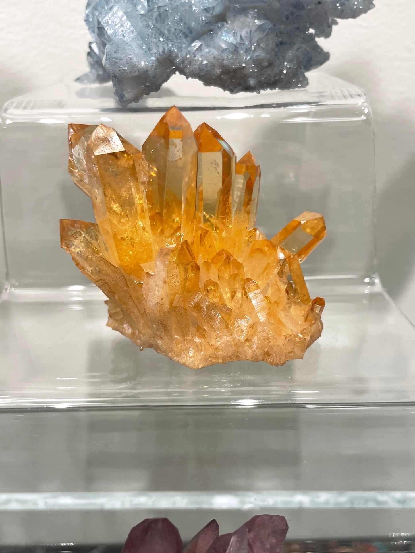 Sunrise Mist Quartz Cluster #1