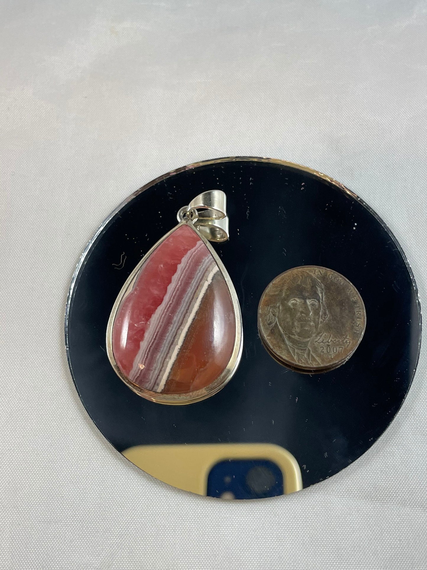 Rhodochrosite Pendant!