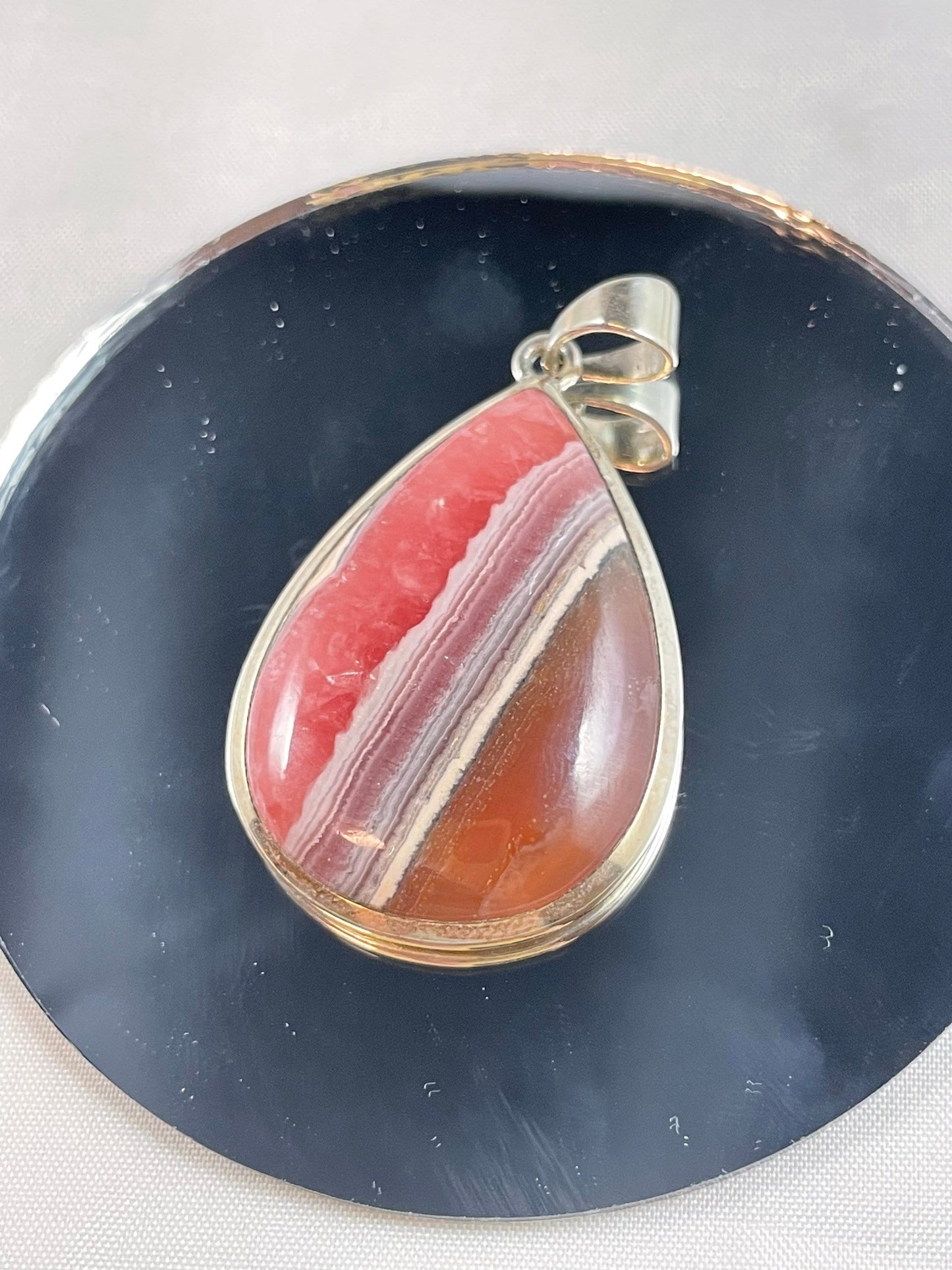 Rhodochrosite Pendant!