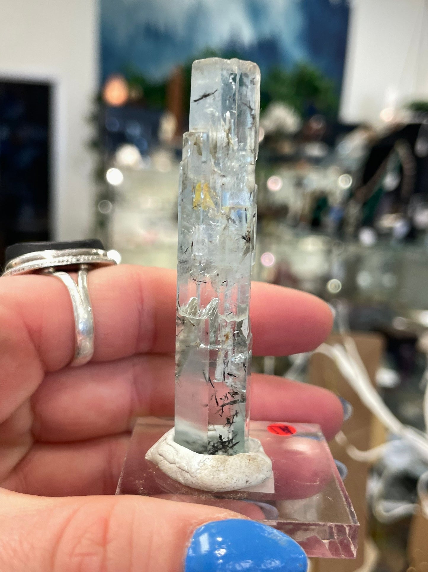 Tourmalated Aquamarine