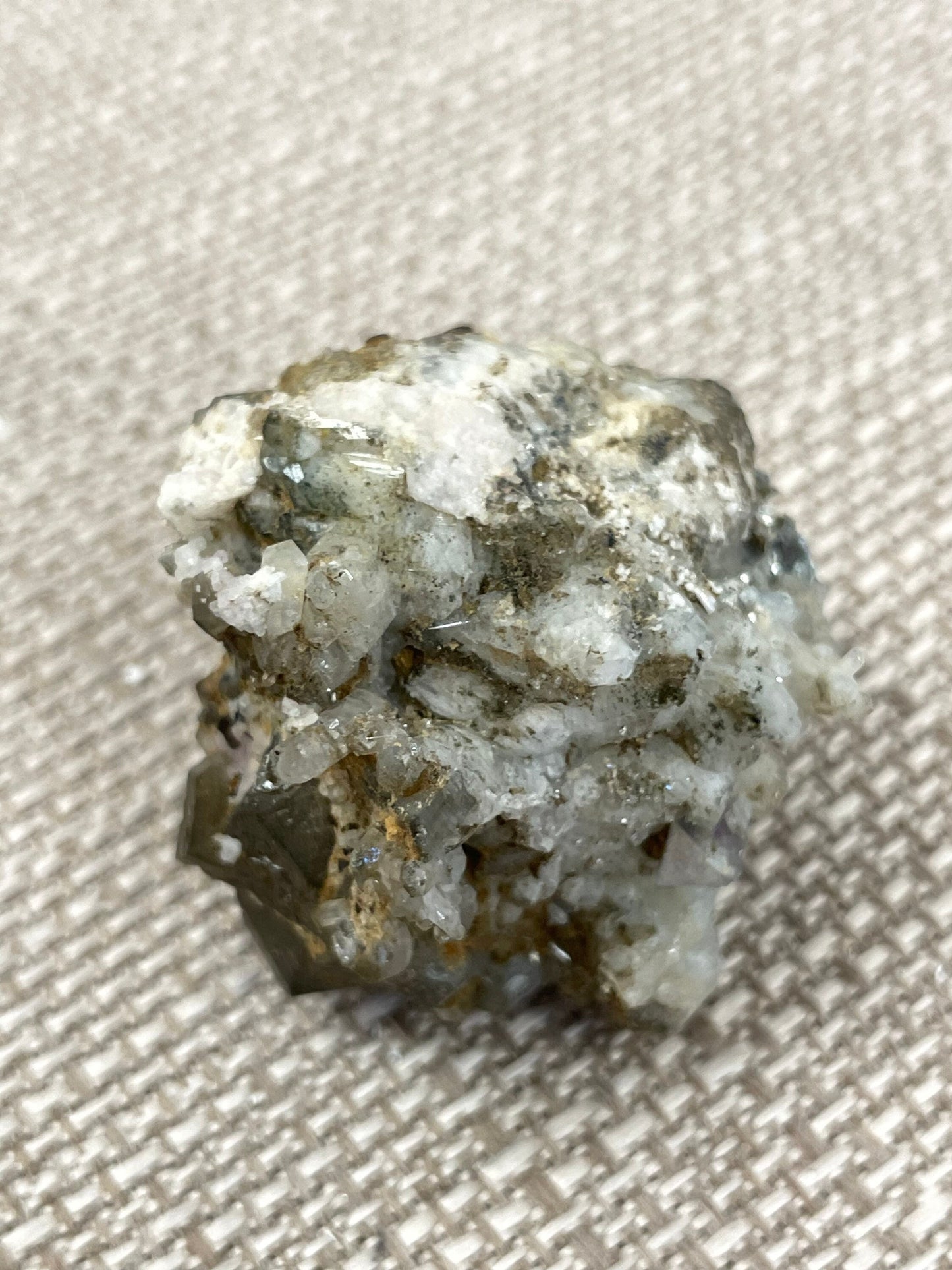 Phenakite with Fluorite