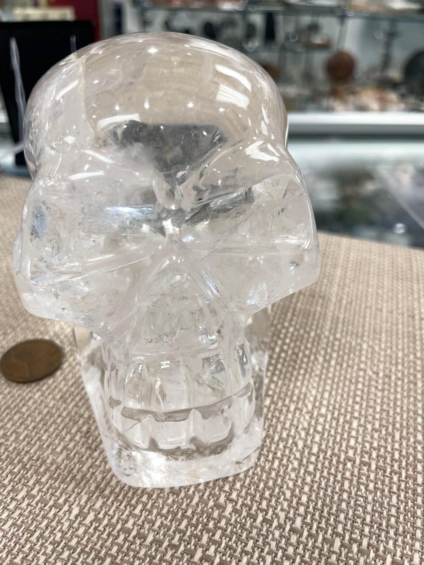 Rainbow Quartz Skull