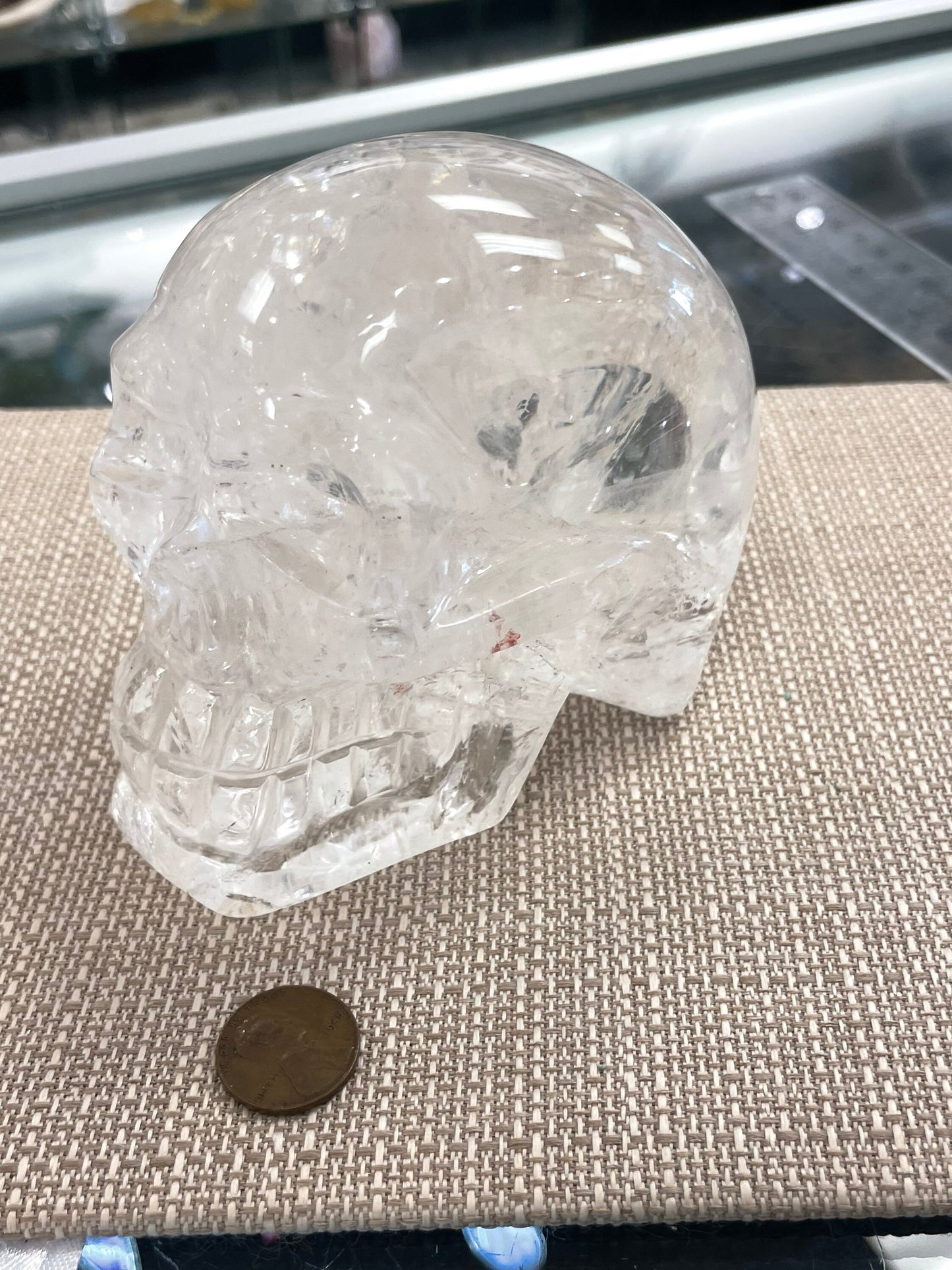 Rainbow Quartz Skull