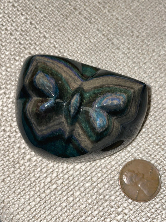 Rainbow Obsidian Butterfly