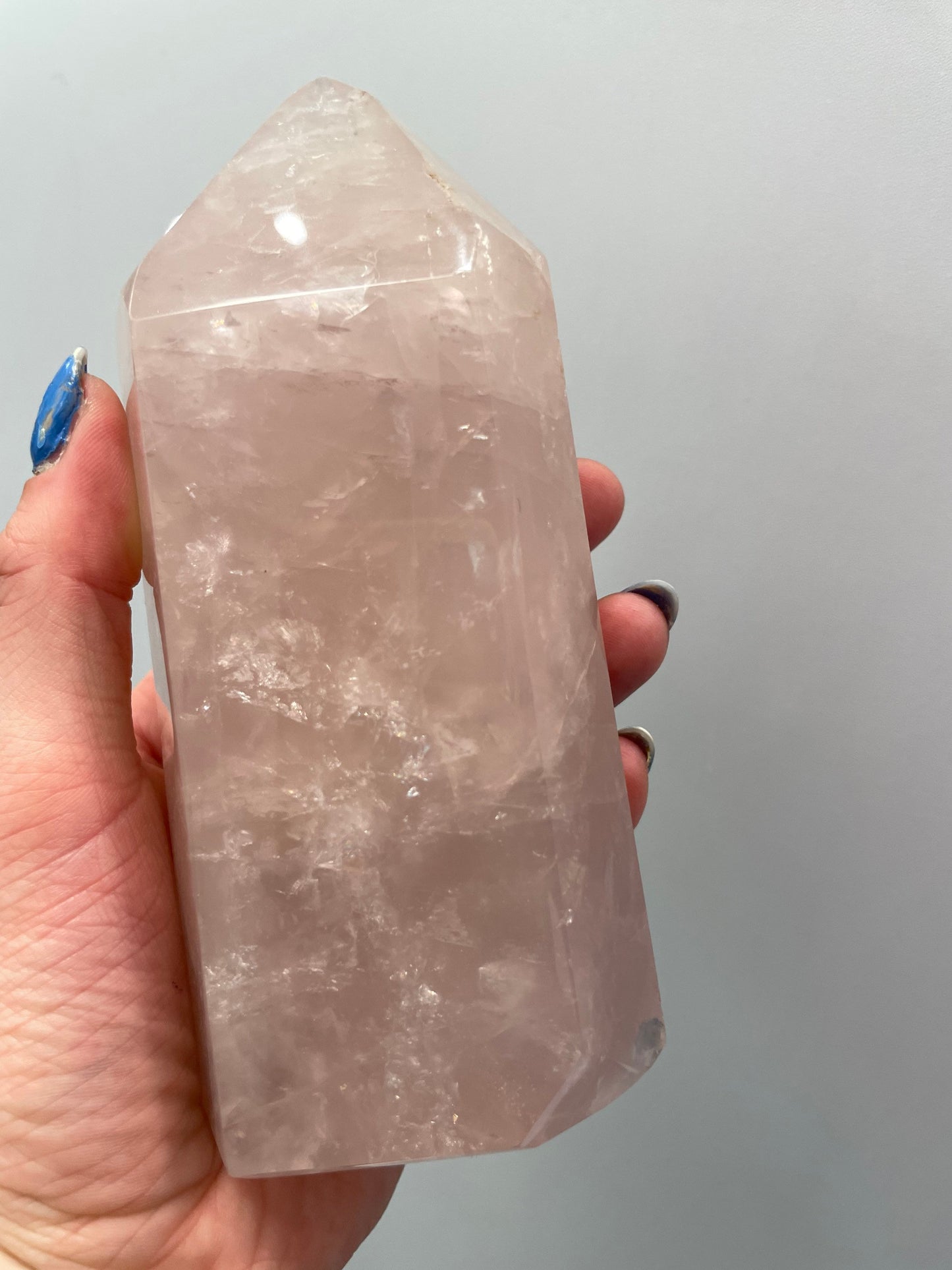 Large Rose Quartz Tower