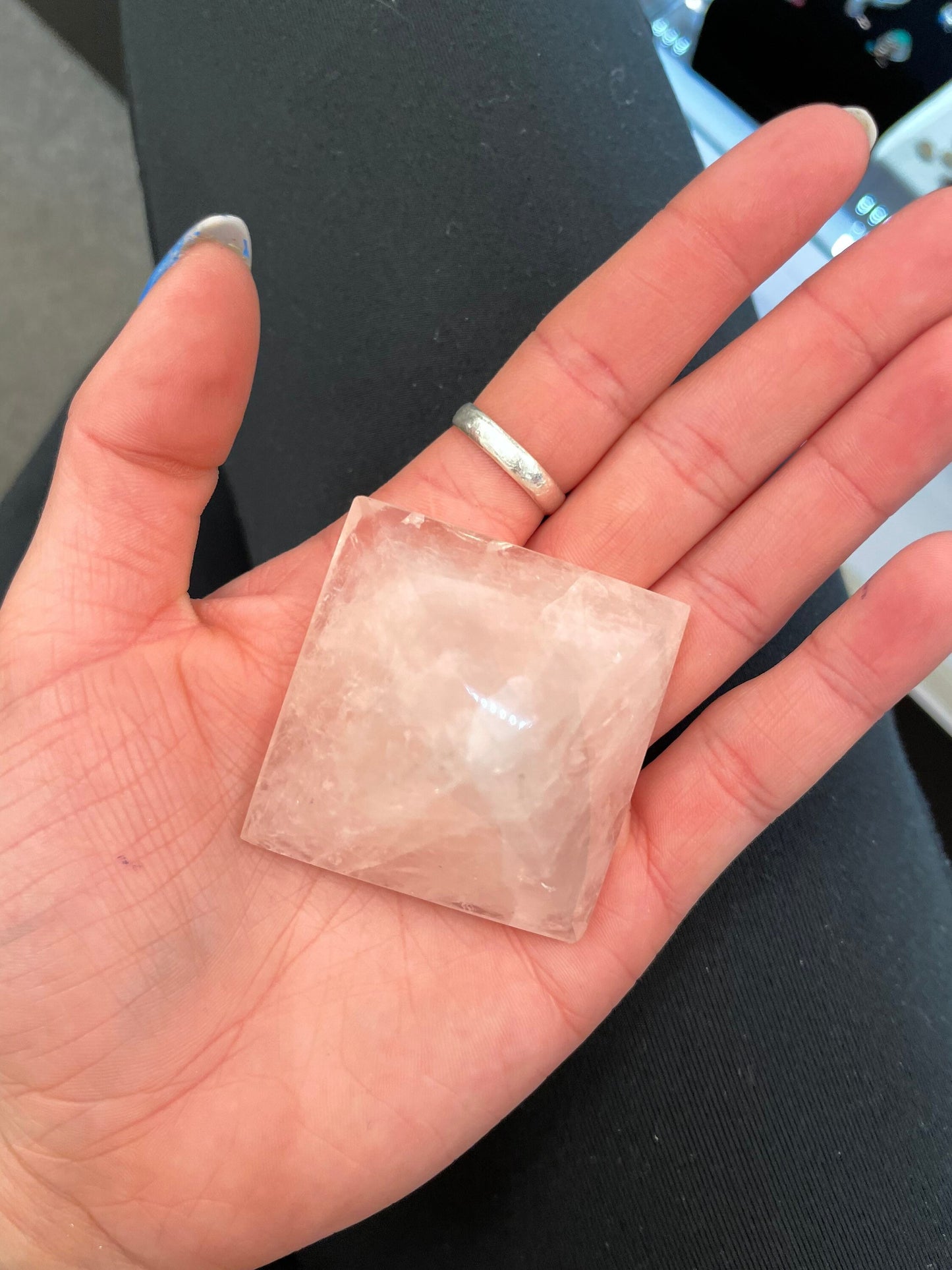 Rose Quartz Pyramid