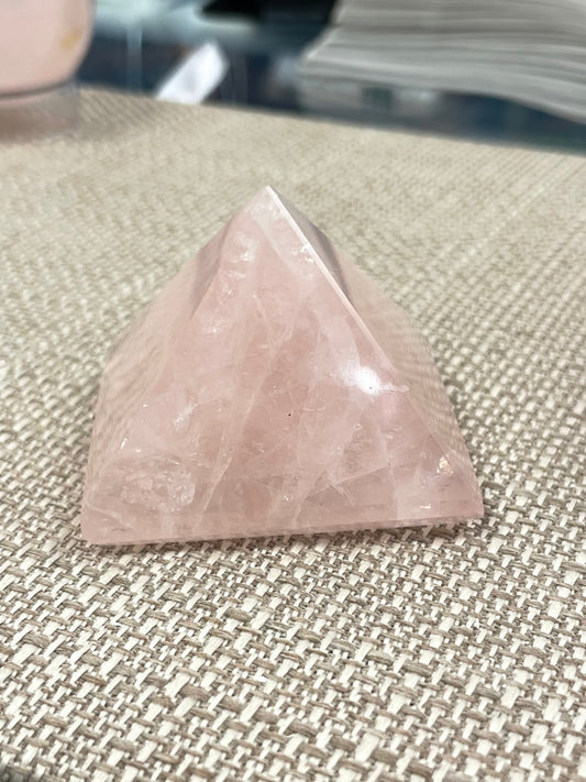 Rose Quartz Pyramid