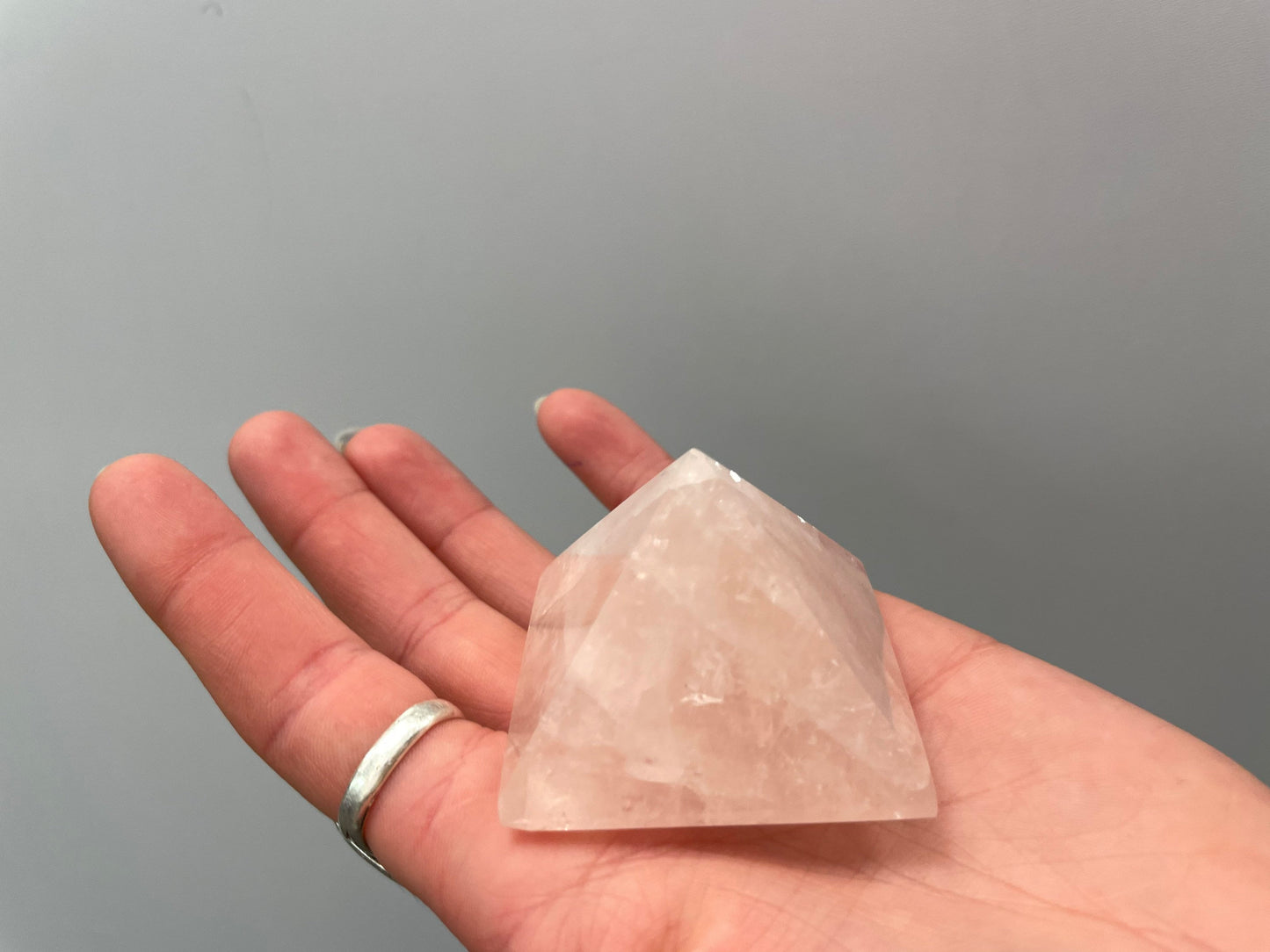 Rose Quartz Pyramid