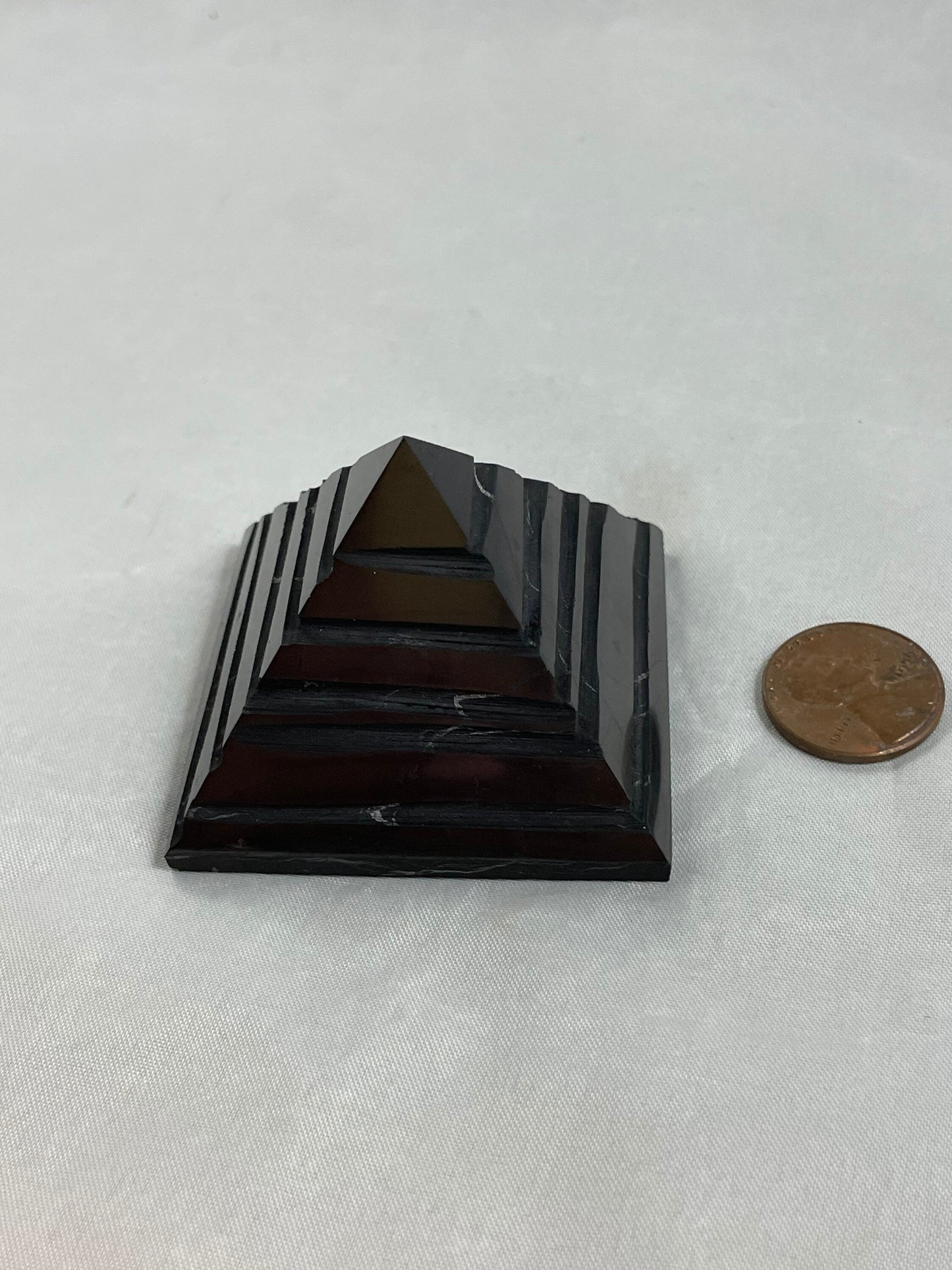 Carved Shungite Pyramid