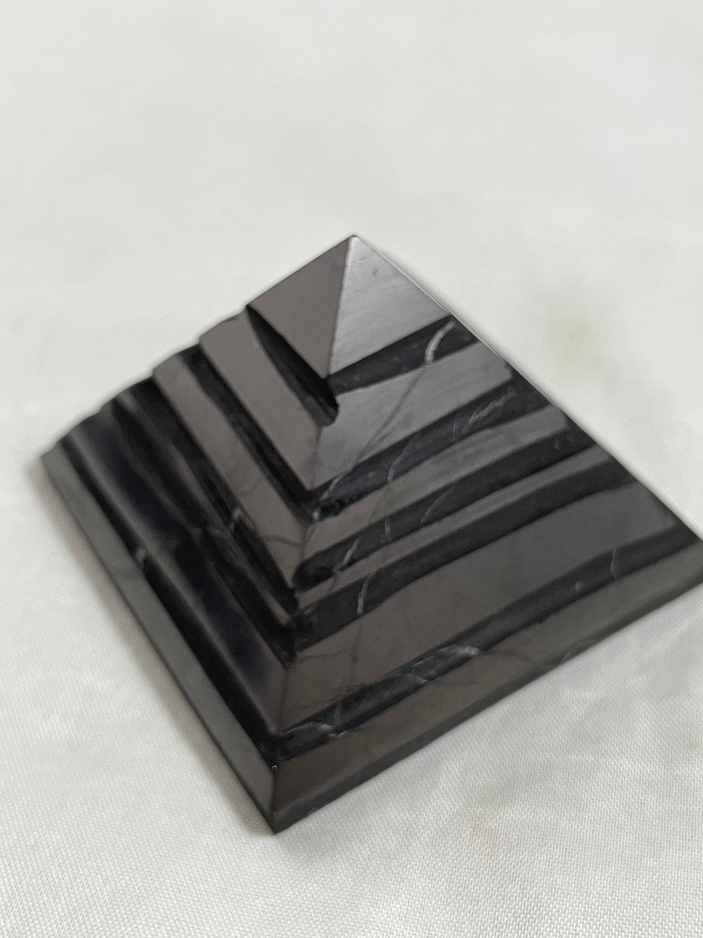 Carved Shungite Pyramid