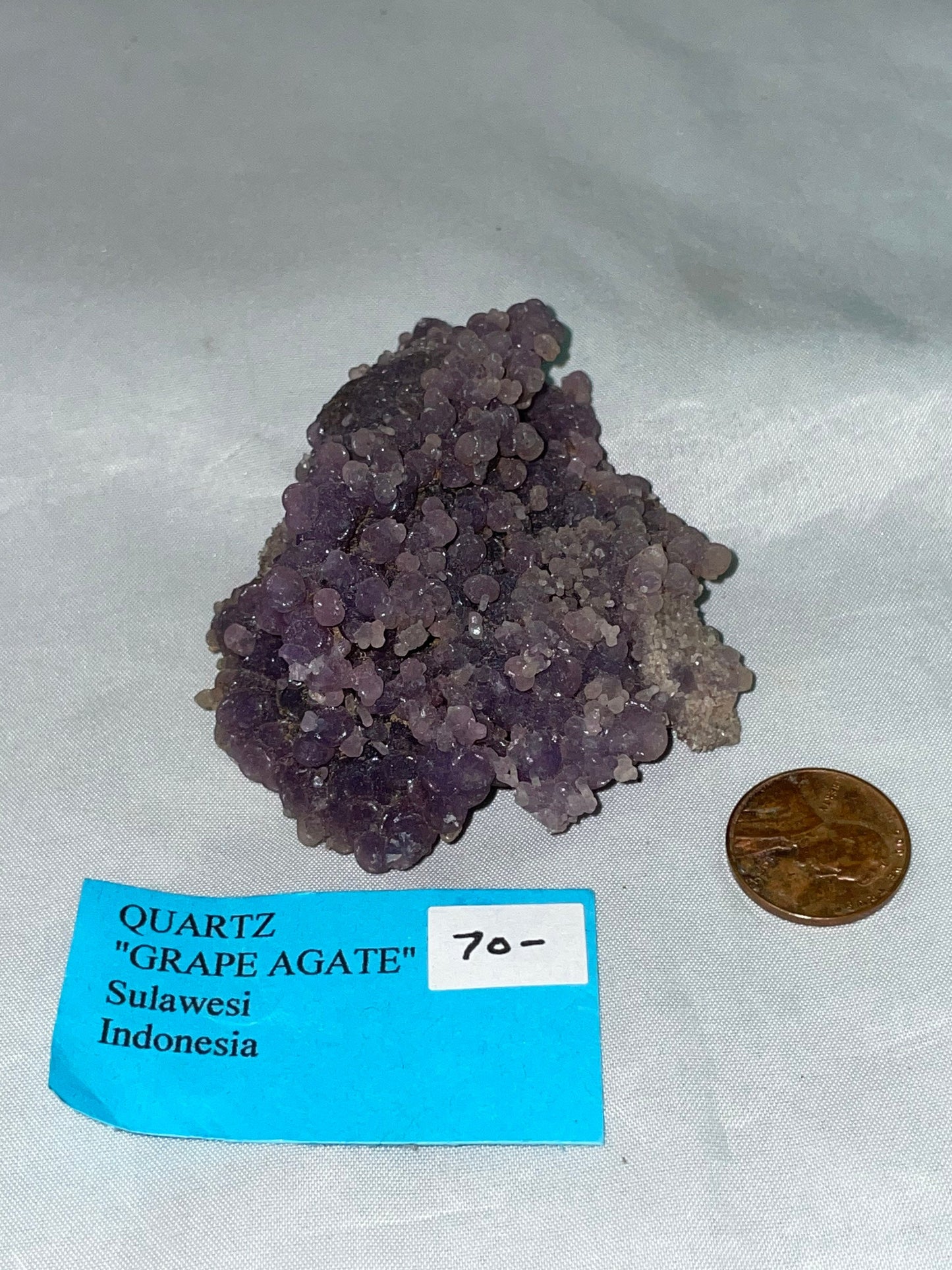 Sparkling Grape Agate Specimen