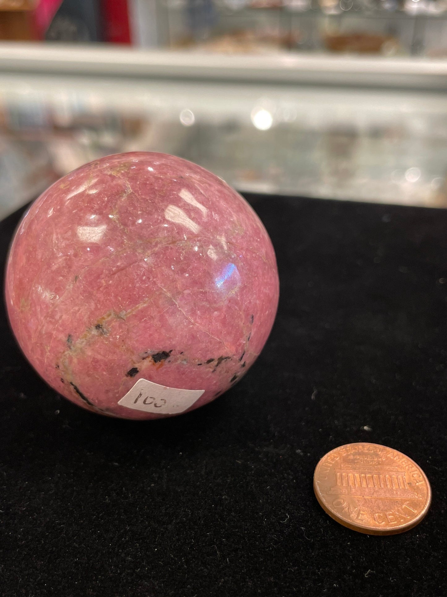 Rhodonite Sphere