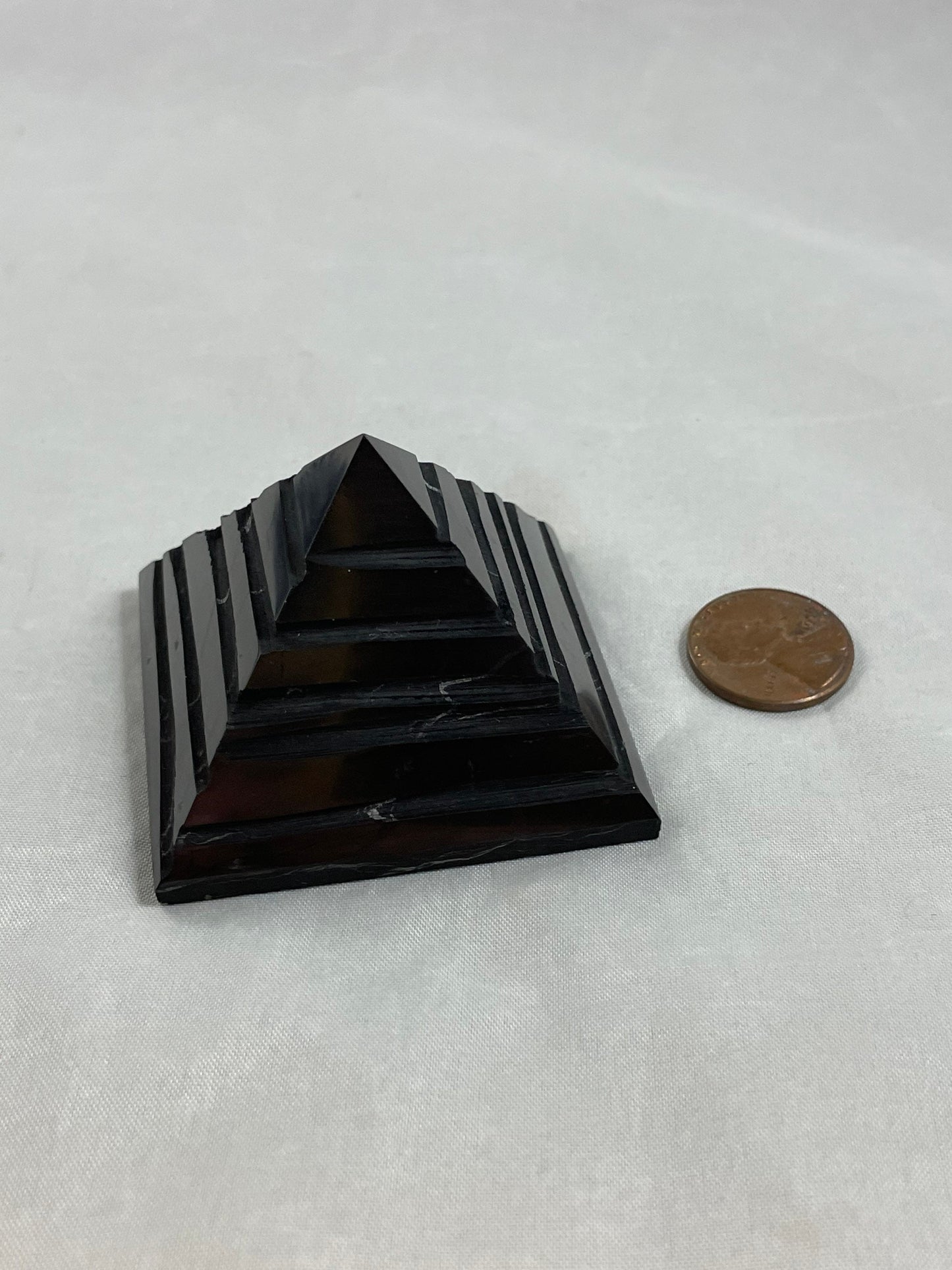 Carved Shungite Pyramid