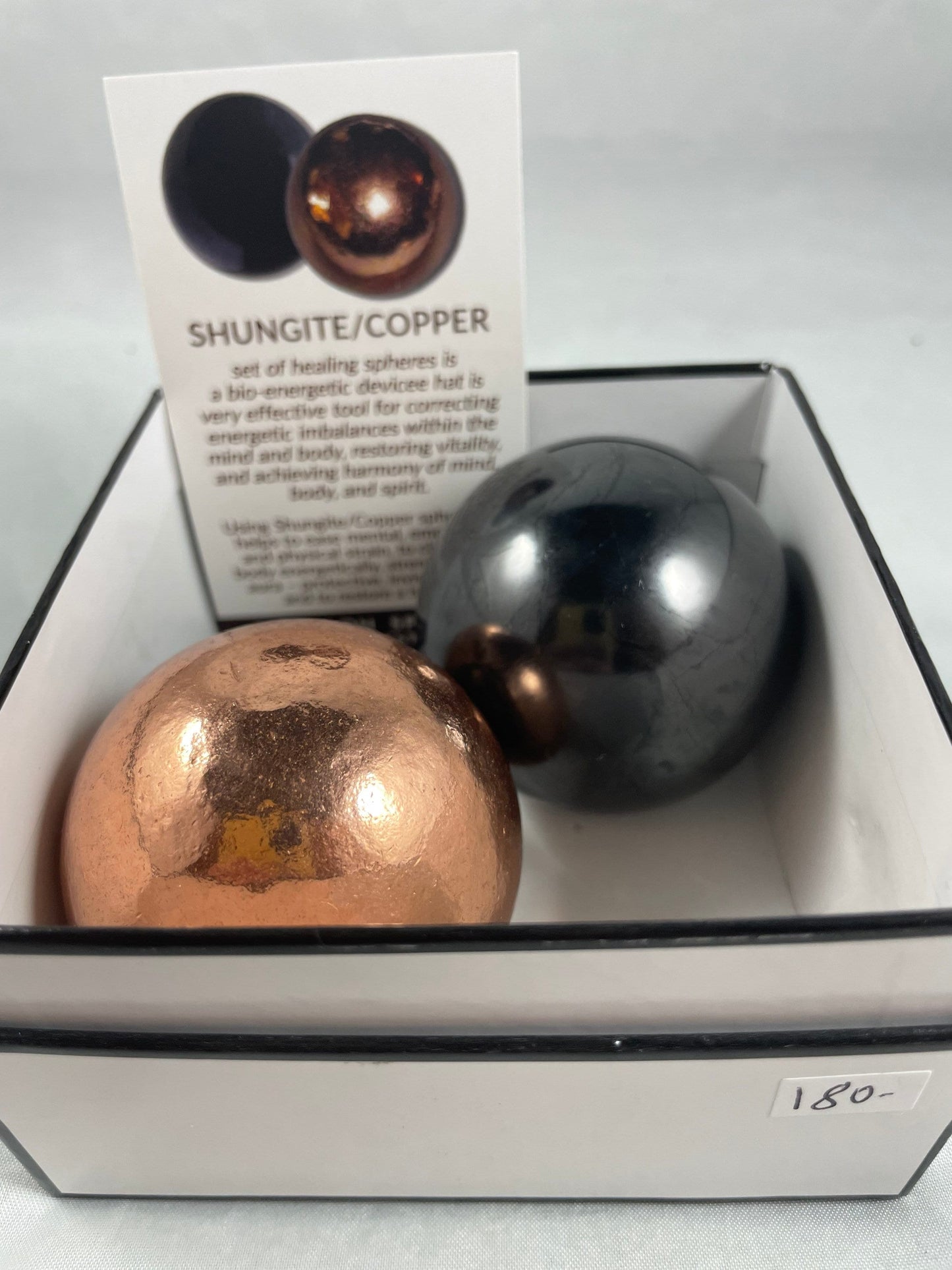 Shungite and Copper Spheres