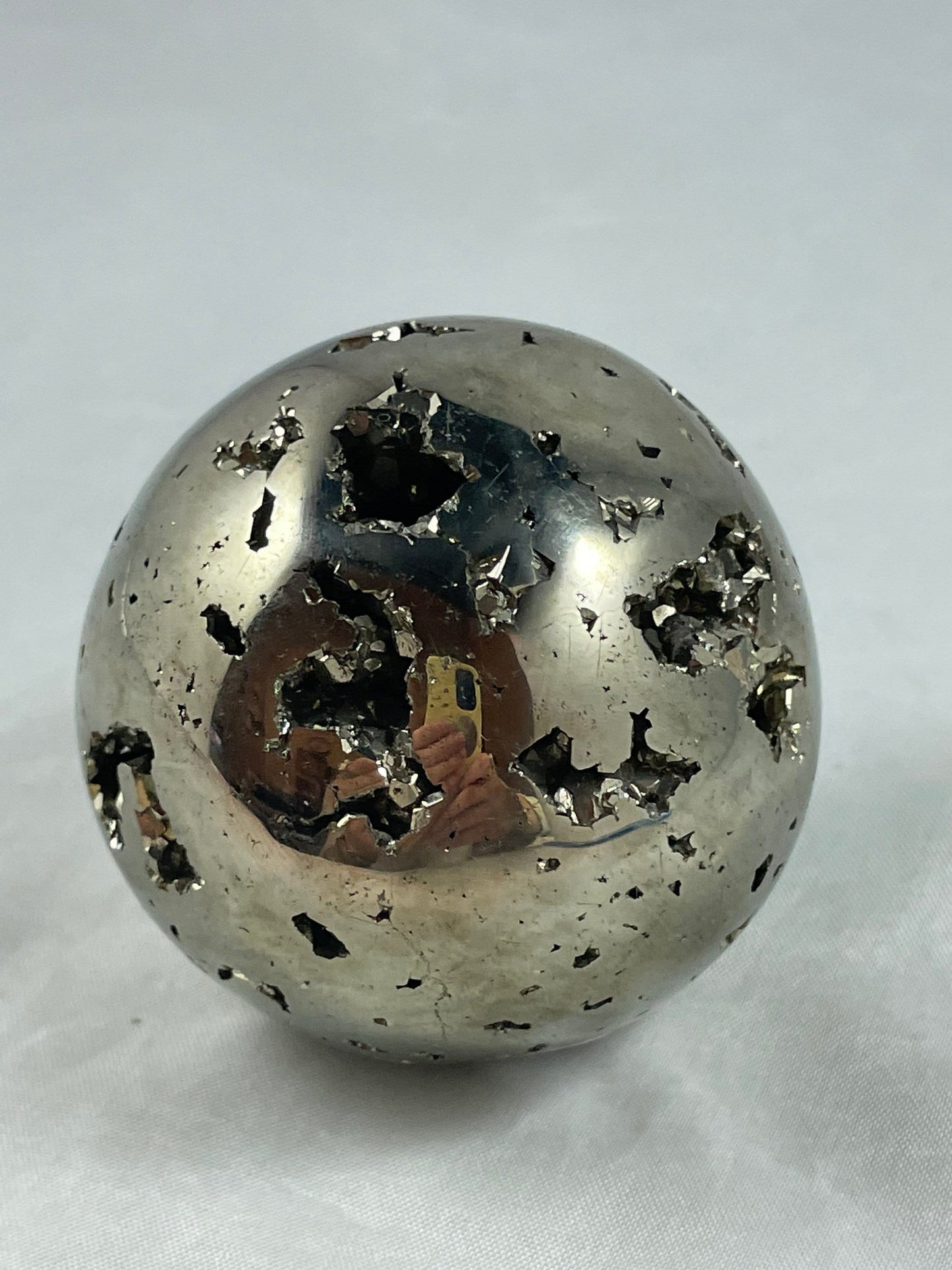 Polished Pyrite Sphere