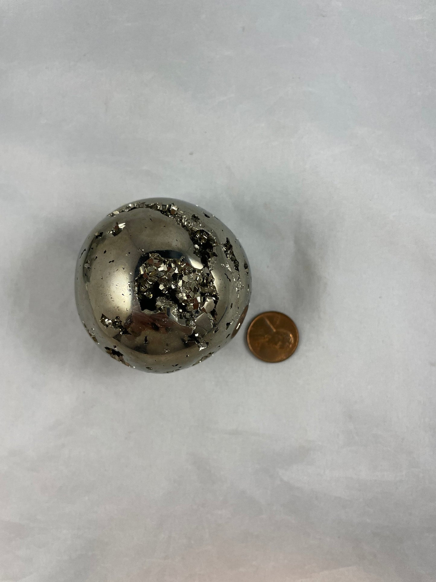 Polished Pyrite Sphere