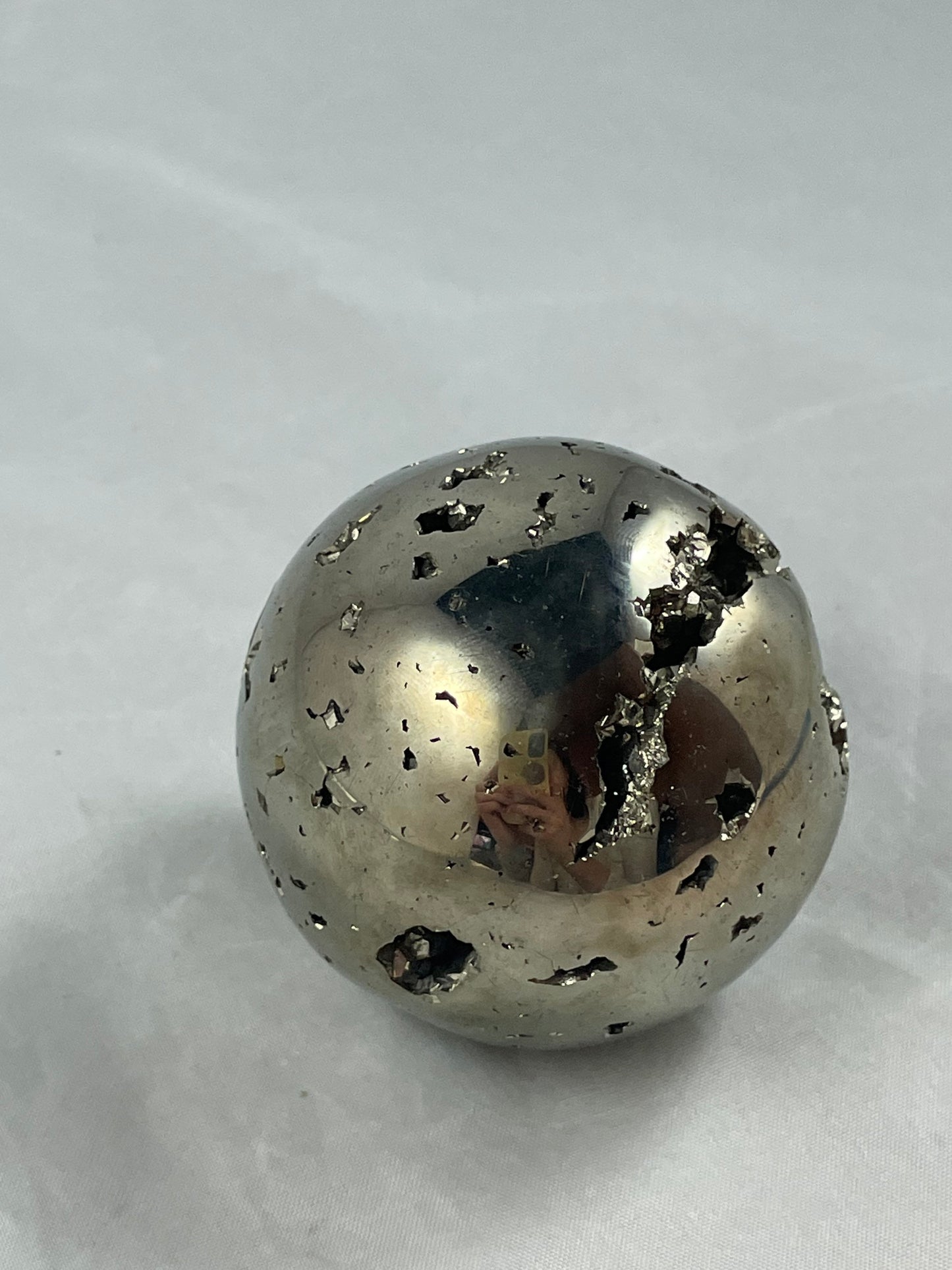 Polished Pyrite Sphere