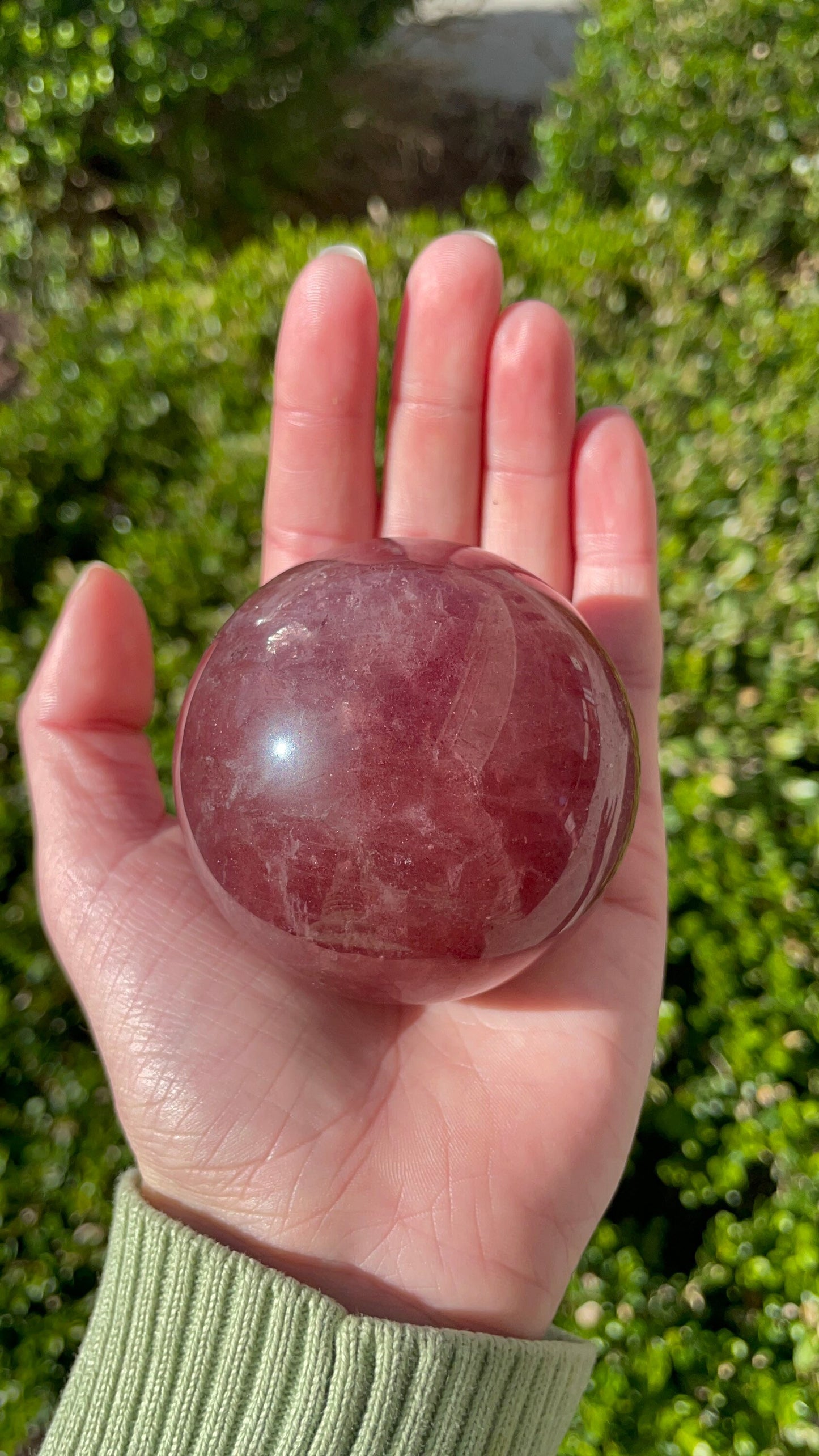 Strawberry Quartz Sphere