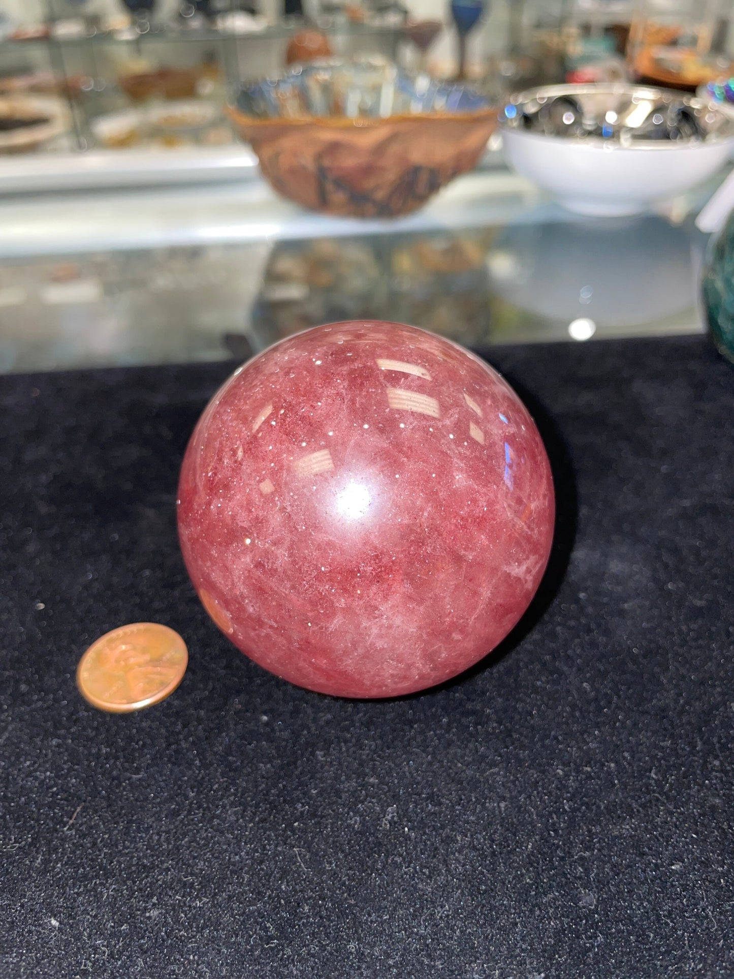 Strawberry Quartz Sphere