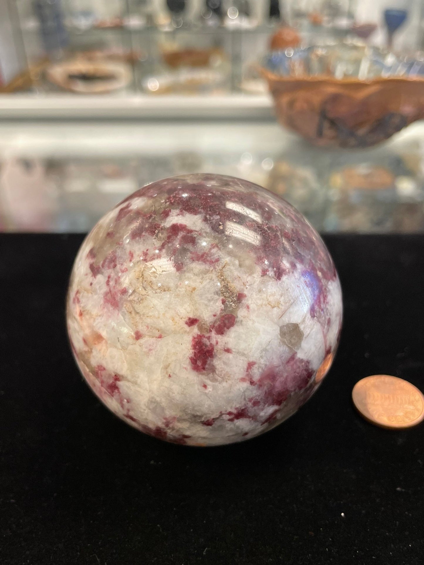 Rubellite Sphere