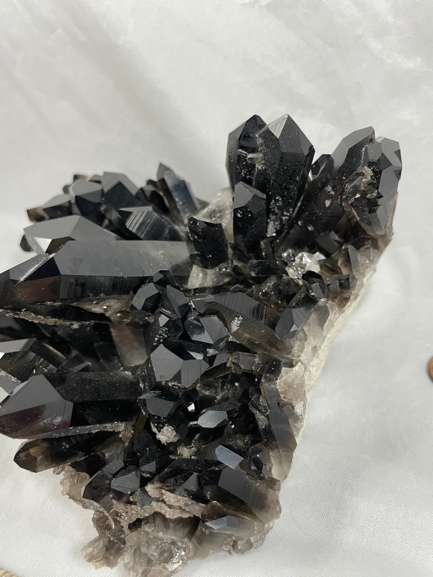 Large Smoky Quartz Cluster