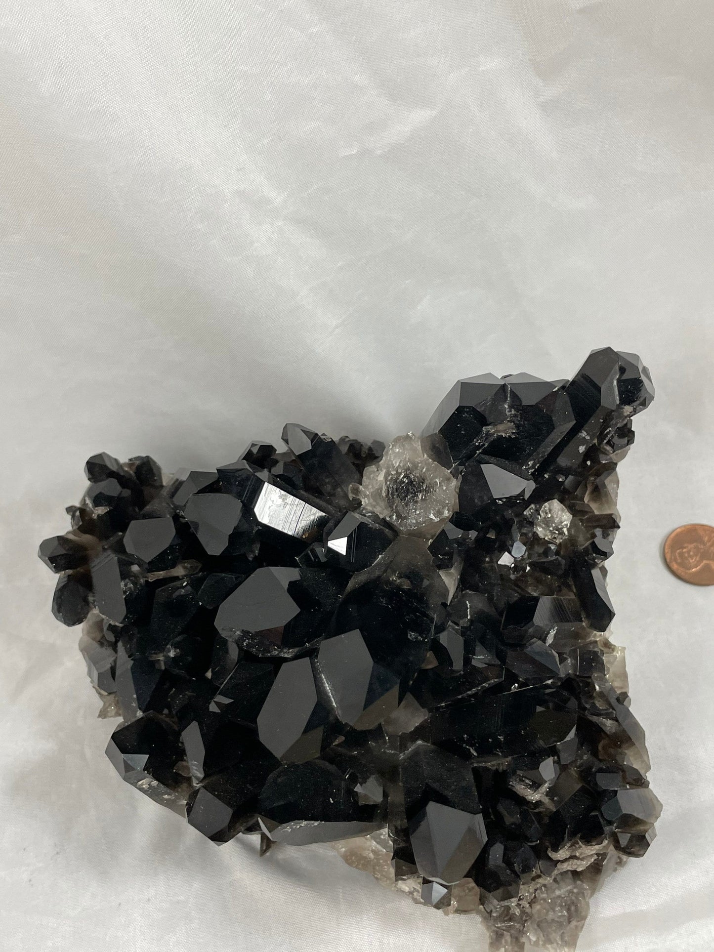 Large Smoky Quartz Cluster