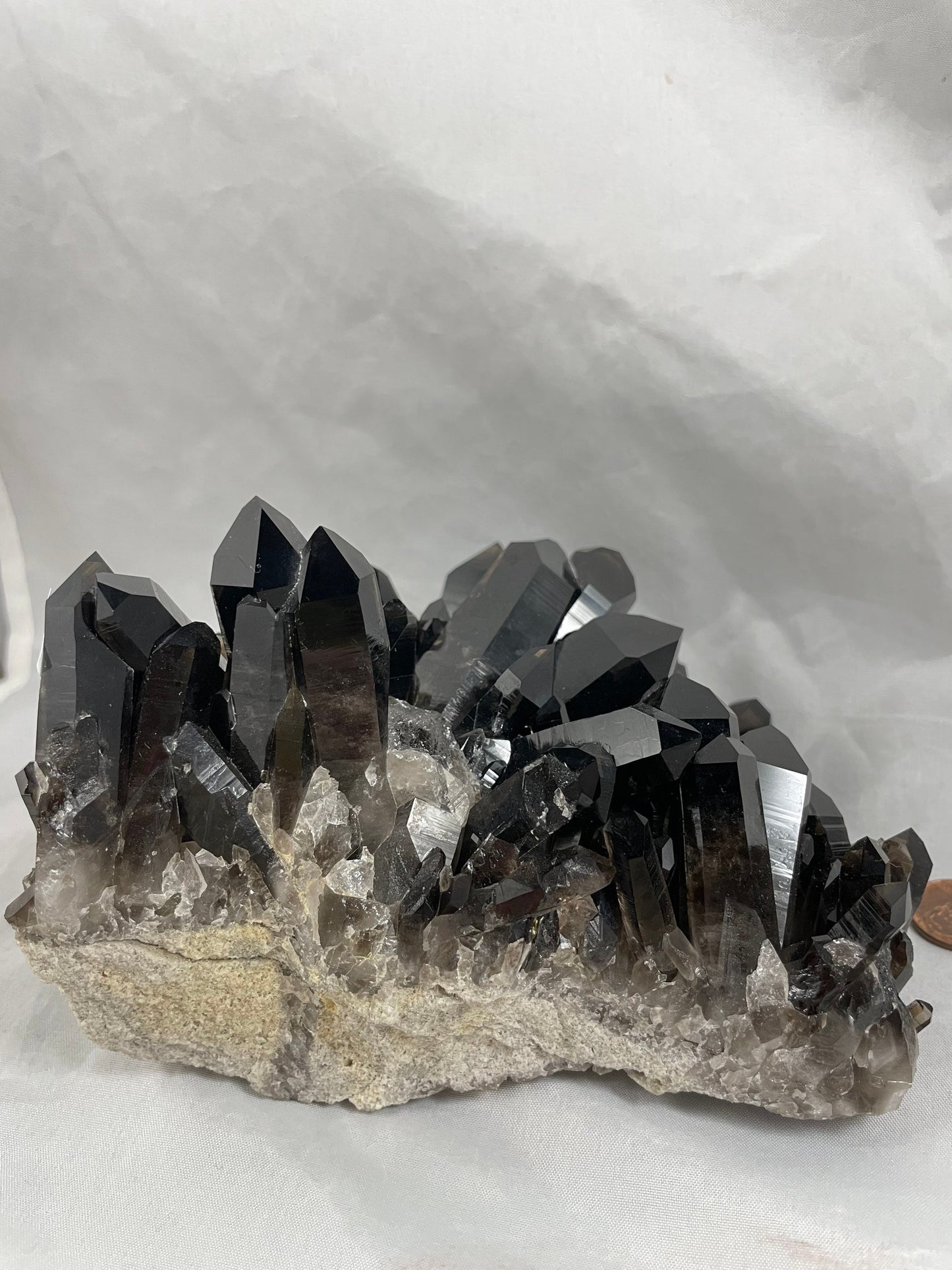 Large Smoky Quartz Cluster