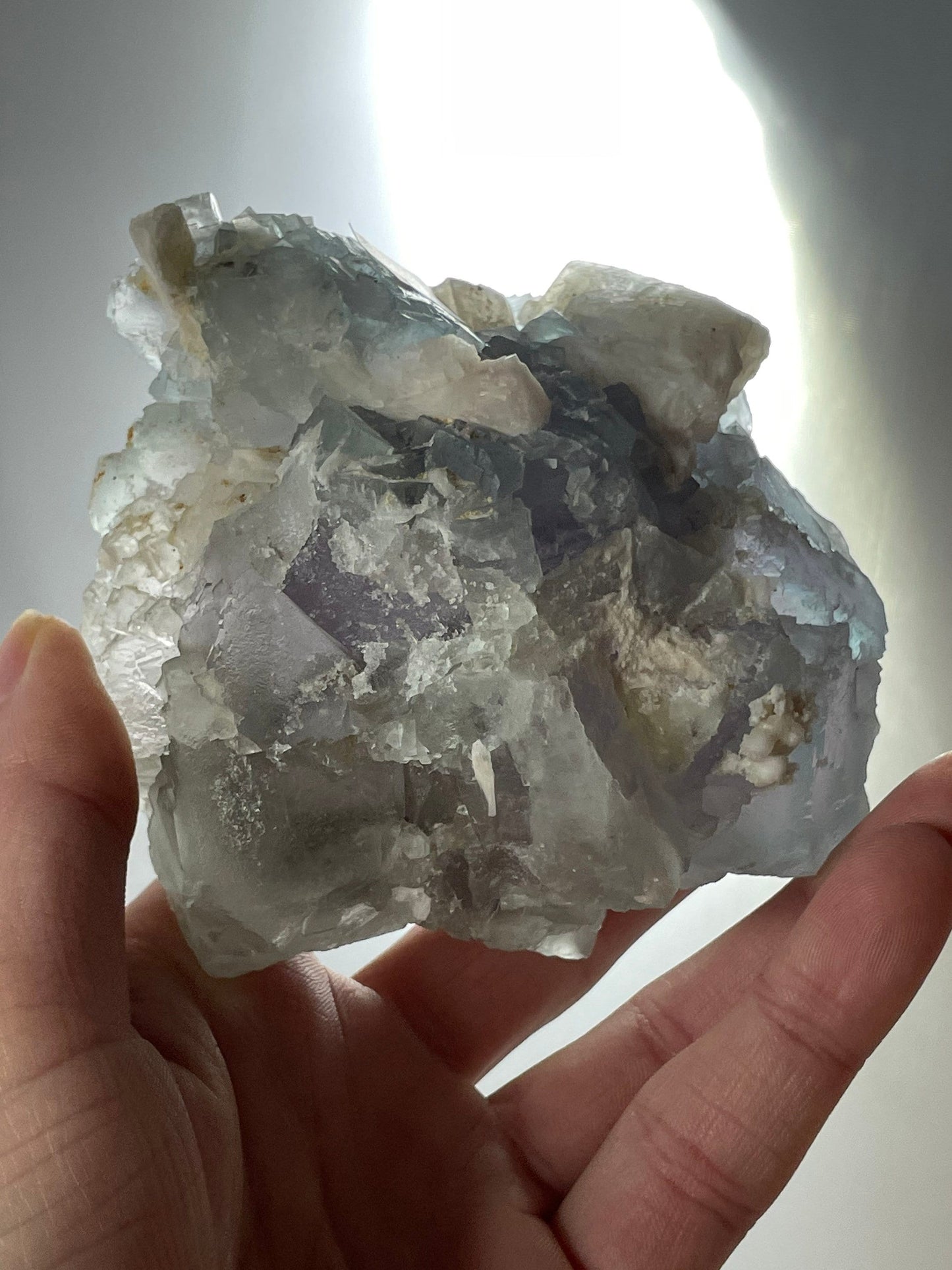 Fluorite with Quartz