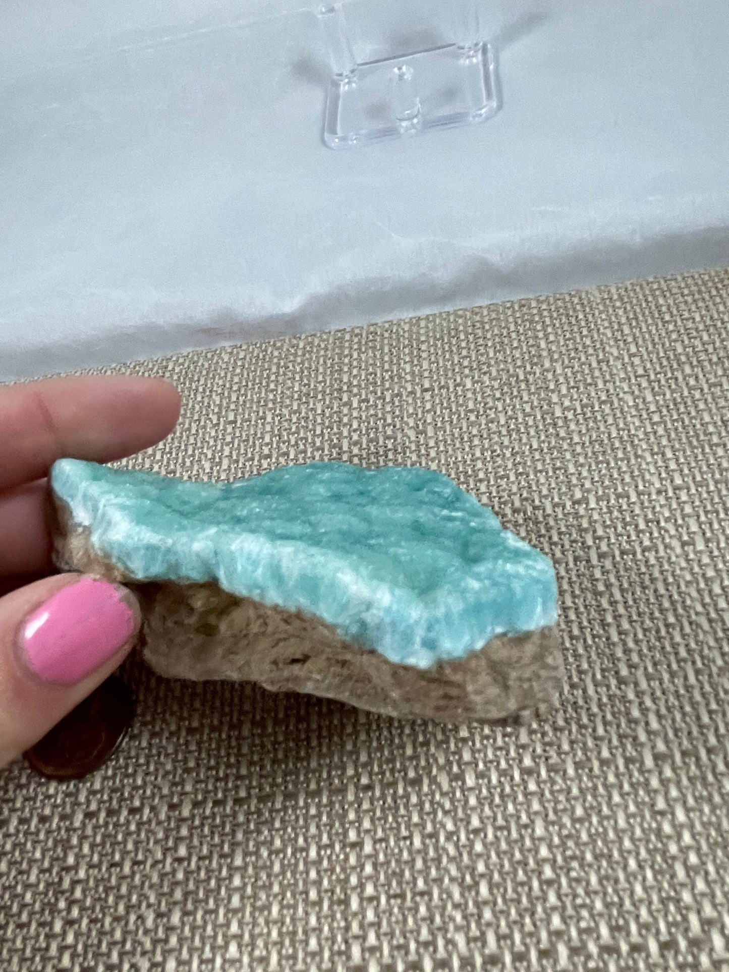 Blue Aragonite from Pakistan