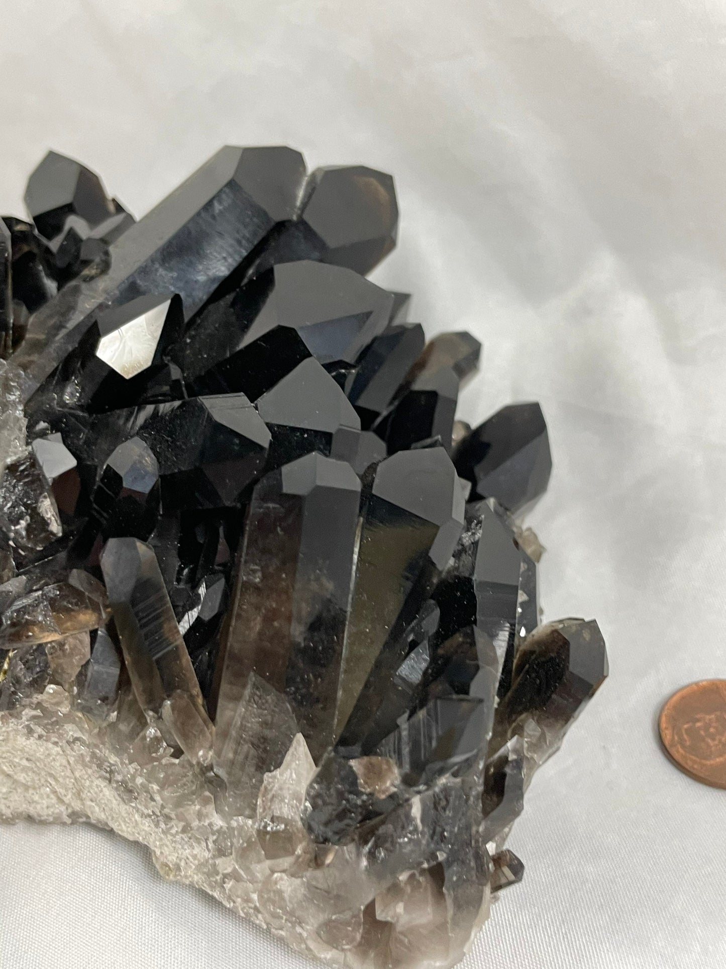 Large Smoky Quartz Cluster