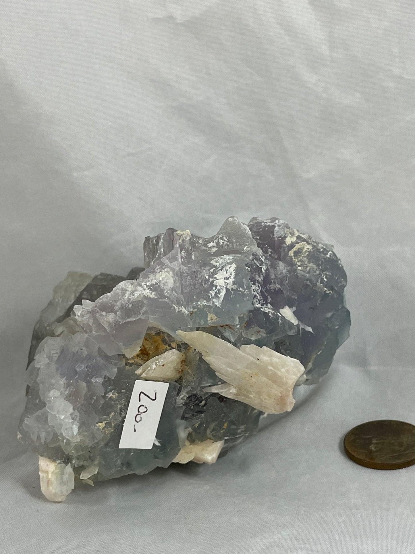 Fluorite with Quartz