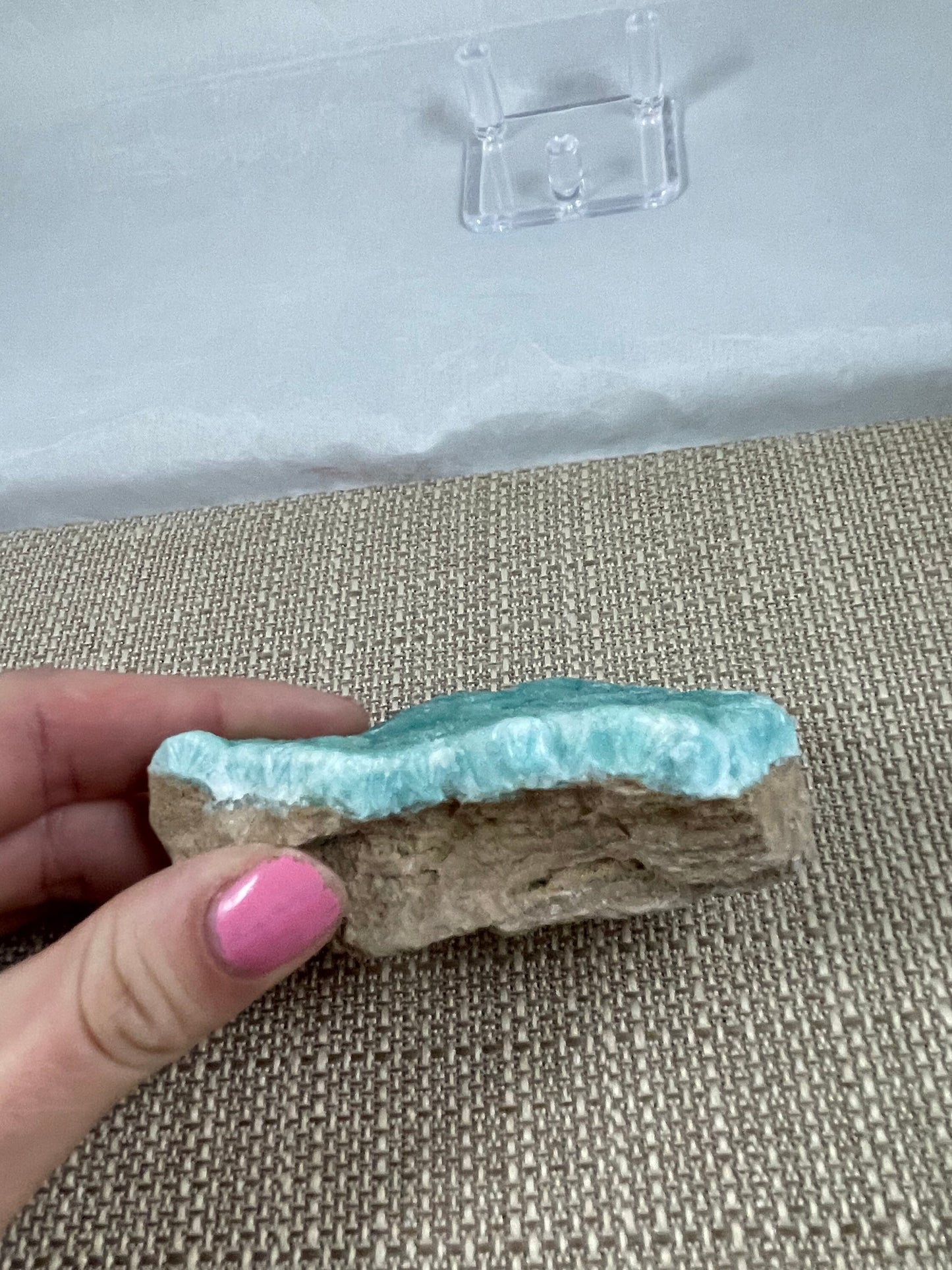 Blue Aragonite from Pakistan